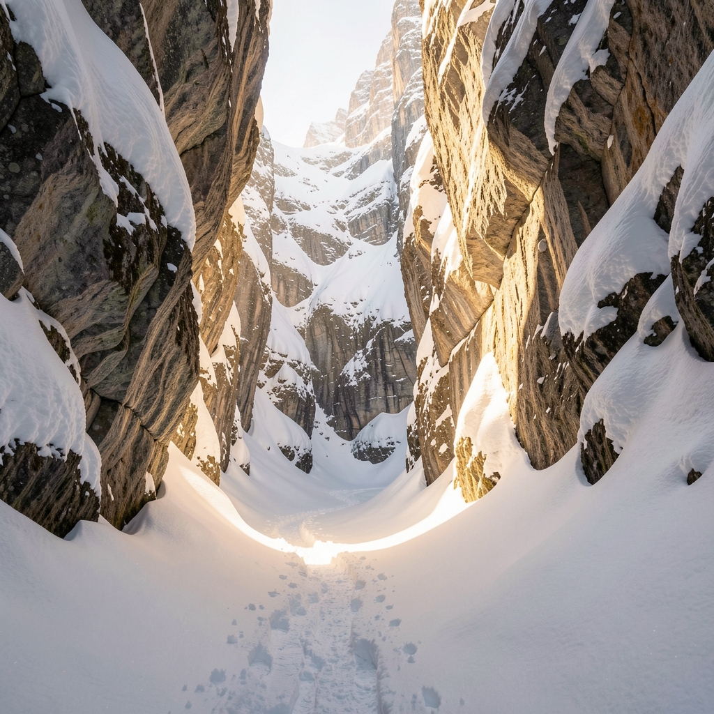 Couloir lumineux d'un bureau parisien moderne avec grandes fenêtres donnant sur des toits haussmanniens, plantes vertes et lumière naturelle douce